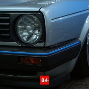 VW Golf 2 Typ 19E Jetta Leiste Stoßstange Keder Motorsport blau Limited 10 Mio - Bild 1 von 11