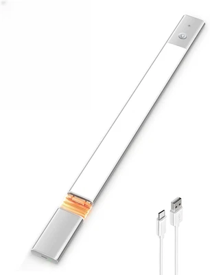 Iluminación bajo gabinete, batería recargable 2200Mah, 76 Leds regulable armario Li Foto 1 de 4