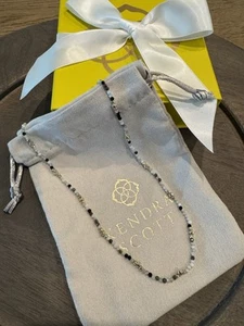 Authentic Kendra Scott Yellow Rose Brit Gold Beaded Choker - Picture 1 of 8