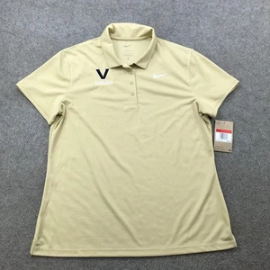 Vanderbilt Commodores Polo Shirt Womens Large V Bowling Embroidered Swoosh Nike - Picture 1 of 10