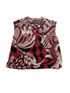 Amelie Haus. Bluse Damen ärmellos mehrfarbig. Größe M. Polyester. Neu mit Etikett - Bild 1 von 6