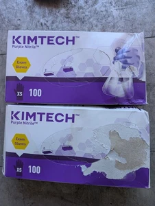 Guantes de examen Kimtech REF 55080 púrpura nitrilo sin polvo XS lote 2 paquetes - Imagen 1 de 1