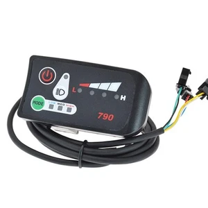 Bike Display Computer LCD 81x43x47mm Black Digital For 22.2mm Handlebar - Picture 1 of 13