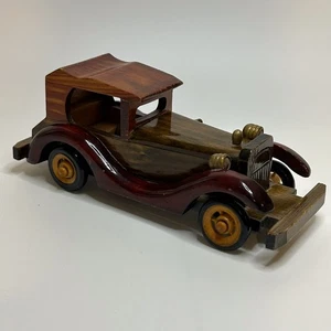 Réplica vintage de madera hecha a mano de cuidado vintage de 8 pulgadas de largo - Imagen 1 de 12