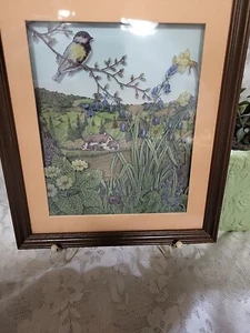 Vintage Country Rambles by Anthony Wyatt 1988 3D Bird Motif Framed Wall Decor - Picture 1 of 6