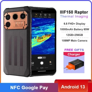 Rugged Phone IIIF150 Thermal Imaging 120Hz 10000mAh 108MP 256G 64MP Night Vision - Picture 1 of 15