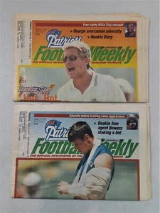 2 Patriots Football Weekly Magazines 1999 Pete Carroll Ted Johnson 123 - Picture 1 of 8