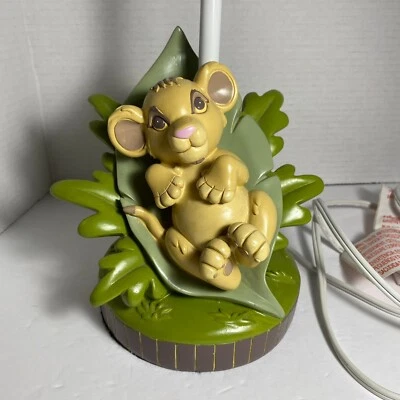 Lámpara Simba Bebé Rey León De Colección Tienda Disney Cerámica Guardería SIN Pantalla PROBADA Foto 1 de 4