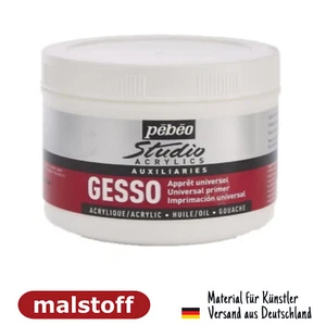 Gesso Studio 500 ml Weiß Grundierung für Öl- Acrylmalerei Pebeo - Bild 1 von 1