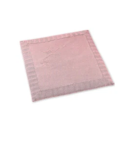Sterntaler Strick-Krabbeldecke mit Sternchen-Motiv, rosa, 100x100cm - Bild 1 von 3