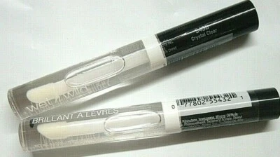 (2-Pack) wet n wild megaslicks LIP GLOSS - CRYSTAL CLEAR - Image 1 of 3