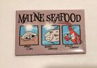 Maine Seafood Clam Haddock Lobster Fridge Magnet V9
