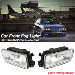Lente transparente para BMW 1992-98 E36 Serie 3 2/4 puertas ABS de repuesto luz antiniebla - Imagen 1 de 6
