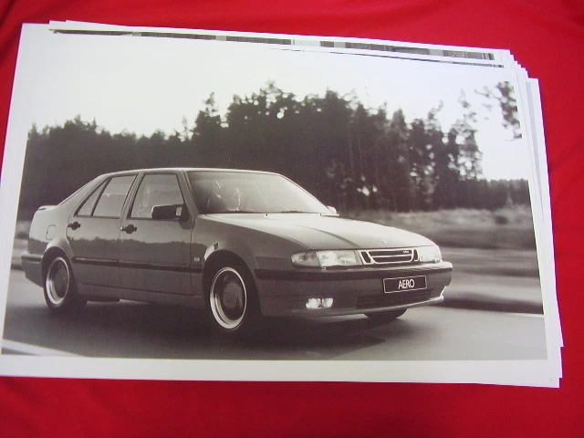 1993 SAAB 9000 AERO SEDAN    BIG 11 X 17  PHOTO /  PICTURE - Image 1 of 1
