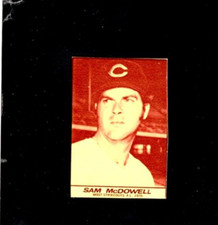 4137* 1971 Milk Duds Sam McDowell NM