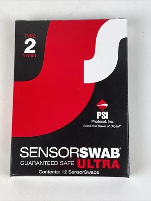 Photographic Solutions Sensor Swab ULTRA 12 Pack, TYPE 2 - 17mm Photosol