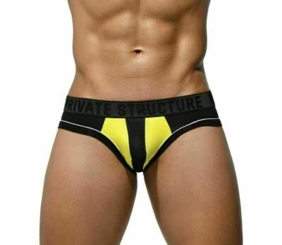 Private Structure Slip Platinum Micro Modal Mini Briefs Yellow 3784 12 - Image 1 of 4