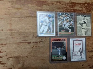 Baseball Cards  Assorted in top loaders. Coca Cola Series, Topps UD Lot of 5 - Picture 1 of 14