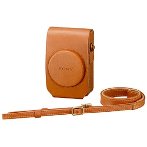 OFFICIAL NEW SONY leather case LCS-RXG TC for RX100/M2/M3/M4 , WX500/HX90V / AIR - Photo 1 sur 1