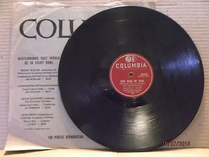 Columbia 10" 78/Frankie Laine/Your Heart-My Heart/Rain, Rain, Rain/VG+/E!!! - Imagen 1 de 3
