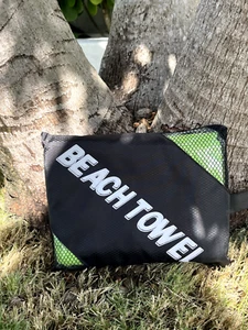 Microfiber Towel Beach/Travel/Yoga Mat - Solid Green - Picture 1 of 12