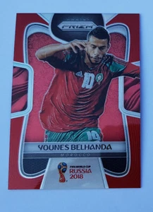 Panini  Prizm World Cup 2018 LIMITED Younes Belhanda No.256 Red 105/149 Morocco - Picture 1 of 2