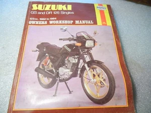 MANUAL DE TALLER SUZUKI GS & DR 125 HAYNES GS125 DR125 1982-1984 GS125 DR125 - Imagen 1 de 3
