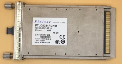 Finisar, FTLC8281RCNM, 100GBASE-SR10 850nm TRANSCEIVER - Image 1 of 4