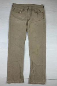 Levis 514 34x32 Mens Khaki Jeans - Picture 1 of 10