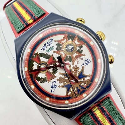 SWATCH CHRONO 1995 - SCN116 - THE TOP BRASS - New Battery - Image 1 of 4