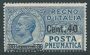 1924-25 REGNO POSTA PNEUMATICA SOPRASTAMPATO 40 SU 30 CENT MNH ** - CZ15-5 - Imagen 1 de 1