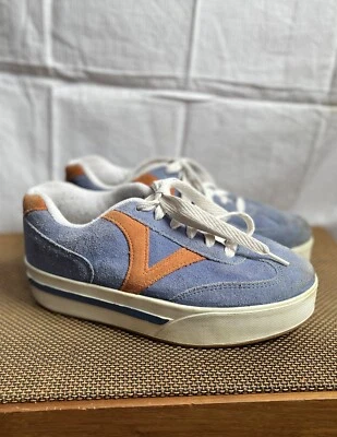 VINTAGE ORIGINAL 90'S PLAT SKOOL VANS PLATFORM SHOES SNEAKERS SIZE 9 VERY RARE! - Photo 1/4