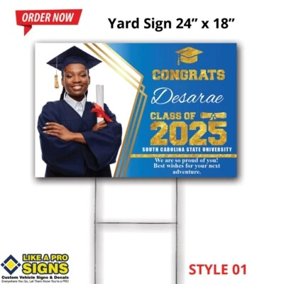 Custom Graduation Yard Sign - Image 1 of 4