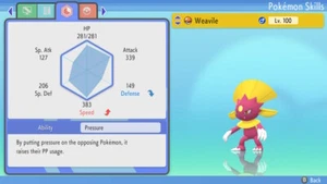 Pokemon Strahlender Diamant Leuchtende Perle BDSP - Shiny 6IV Max EV Weavile - Bild 1 von 4