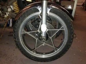 Suzuki 1976 GS550 E GS 550 Front Rim Mag Wheel Tire J19x1.85 DOT 1977 78 79 80 - Picture 1 of 5