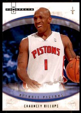 2007-08 FLEER HOT PROSPECTS CHAUNCEY BILLUPS DETROIT PISTONS #47