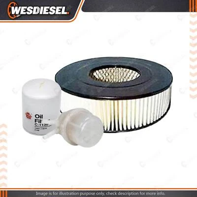 Sakura Filter Service Kit Oil Air Fuel for Toyota Corolla AE71 10/1983-1985 - image 1 of 2