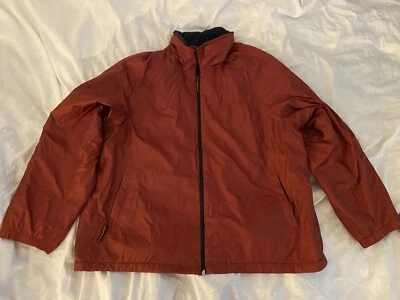 Sonoma Lifestyle 男式 2XL 红色 Puffer 外套,拉链可调版型 — 第 1/4 张图片