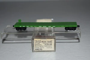 N Scale Kadee 44070 Burlington 50' Flat Car 602623 C44353 - Picture 1 of 2