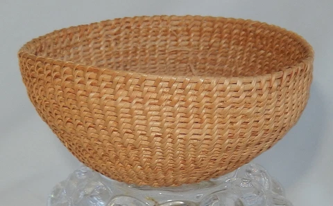 Small Vintage Handcrafted Basket Cover