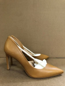 Zapatos de salón V 1969 Italia para mujer, marrón, cuero, 38 EUR - Imagen 1 de 4