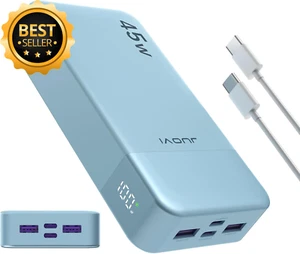 20000mAh Power Bank 45W Fast Charger USB-C LED Display iPhone Samsung Android - Picture 1 of 12