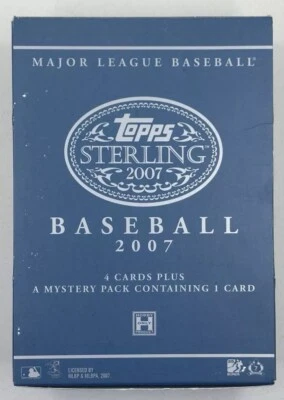 2007 Topps Sterling Justin Morneau Box | Yogi Berra Burgundy Suede Mystery Pack - Image 1 of 4