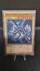 YU-GI-OH! DRAGO NERO OCCHI ROSSI MIL1-IT027 COMUNE ITALIANO - Foto 1 di 2