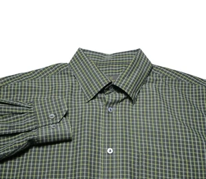 Bugatchi Uomo Men's Size - XL Black Check Long Sleeve Button Down Shirt - Picture 1 of 5