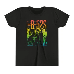 B52's Cosmic kurzärmeliges mehrfarbiges Jugend-T-Shirt - Bild 1 von 3