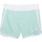NWT Hurley Girls Heart Logo French Terry Dolphin Hem Shorts Mint Medium 10-12yrs