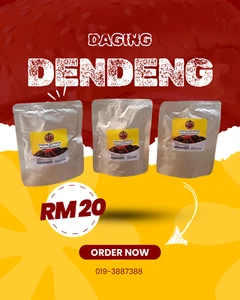 Ready to Eat 140 gram Homemade Beef Jerky or Daging Dendeng - Picture 1 of 1
