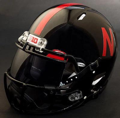 NEBRASKA CORNHUSKERS NCAA Authentic GAMEDAY Football Helmet w/ OAKLEY Eye Shield - Image 1 of 4