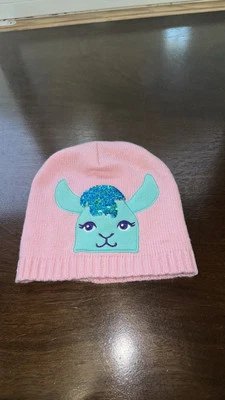 Gorro rosa llama lentejuelas para niños  Foto 1 de 2